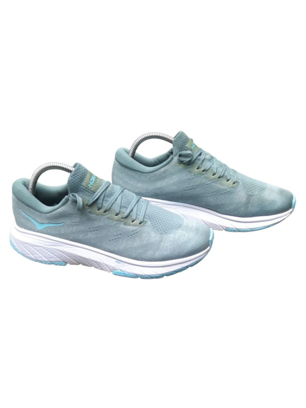 Hoka One One Cavu 3 Women’s Green Running Shoes Size 8 -1106482 OBWH -2-